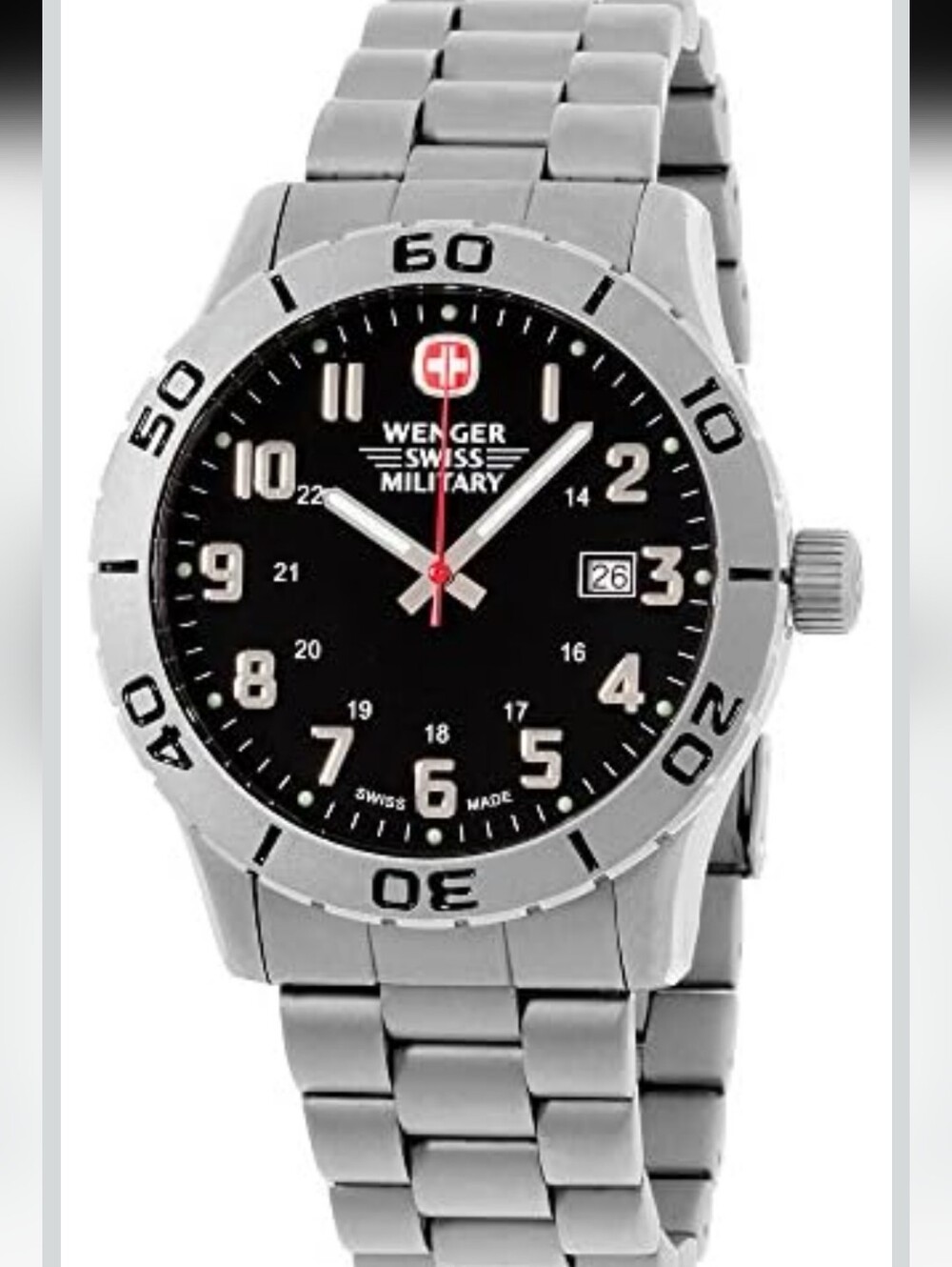Wegner Swiss Military 79139 Alpinr Mens Black Dial Watch